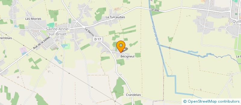 localisation de l'entreprise MADAME JEANINE LEMARIE  SAINTE-ANNE-SUR-BRIVET