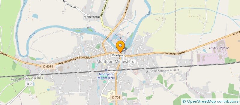 localisation de l'entreprise MADAME JEANINE LOISEAU  MONTPON-MENESTEROL