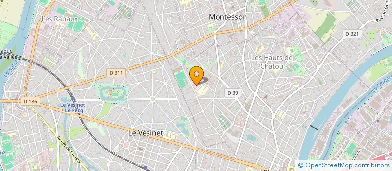 localisation de l'entreprise MADAME JEANINE LOROTTE  CHATOU