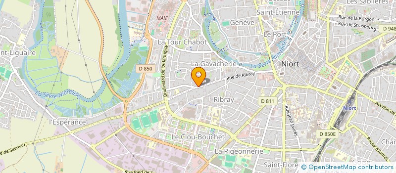 localisation de l'entreprise MADAME JEANINE LUCAS à NIORT