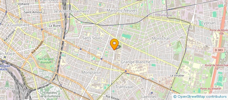 localisation de l'entreprise MADAME JEANINE MAISSE  LYON