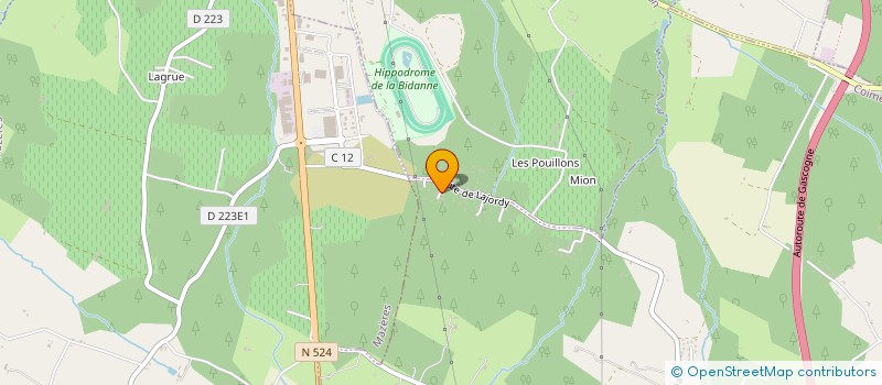 localisation de l'entreprise MADAME JEANINE MARQUETTE  PREIGNAC