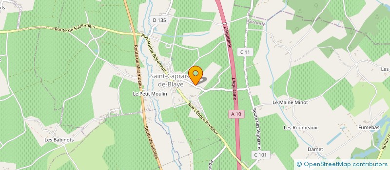 localisation de l'entreprise MADAME JEANINE MARSAUD  VAL-DE-LIVENNE