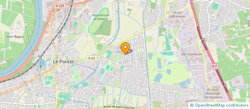 localisation de l'entreprise MADAME JEANINE MARTHE  LE PONTET