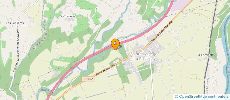 localisation de l'entreprise MADAME JEANINE MARTIN  SAINT-HILAIRE-DU-ROSIER