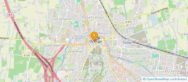 localisation de l'entreprise MADAME JEANINE MARTIN  ORANGE