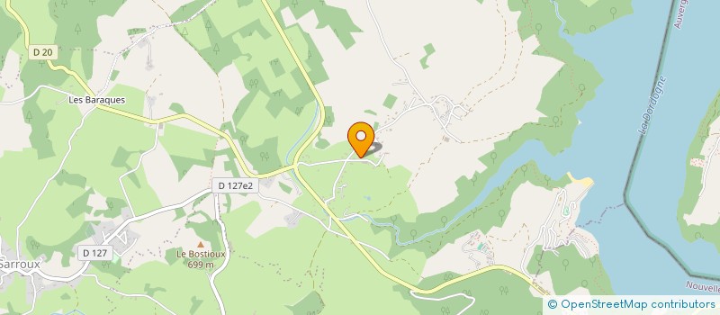 localisation de l'entreprise MADAME JEANINE MECHIN  SARROUX - SAINT JULIEN