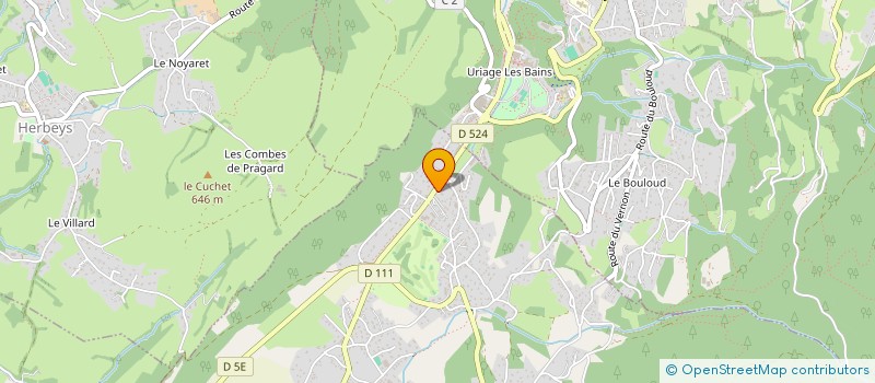 localisation de l'entreprise MADAME JEANINE MORETTO  VAULNAVEYS-LE-HAUT