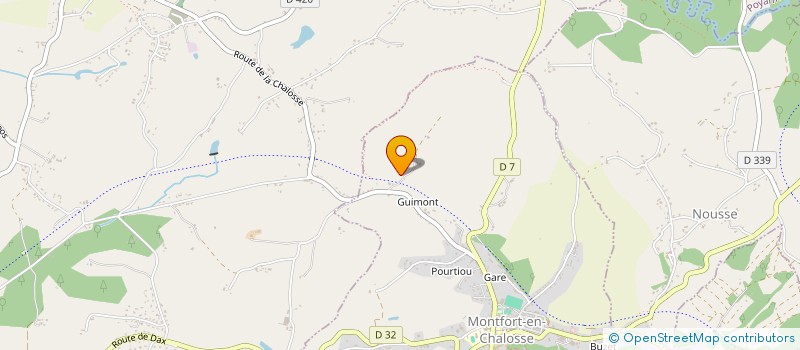 localisation de l'entreprise MADAME JEANINE MORLAES  POYANNE