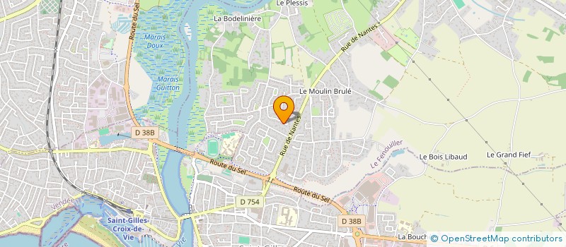 localisation de l'entreprise MADAME JEANINE MOURAIN  SAINT-GILLES-CROIX-DE-VIE