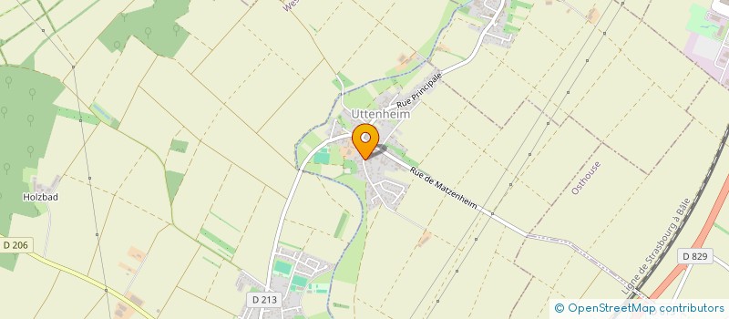 localisation de l'entreprise MADAME JEANINE NEFF  UTTENHEIM