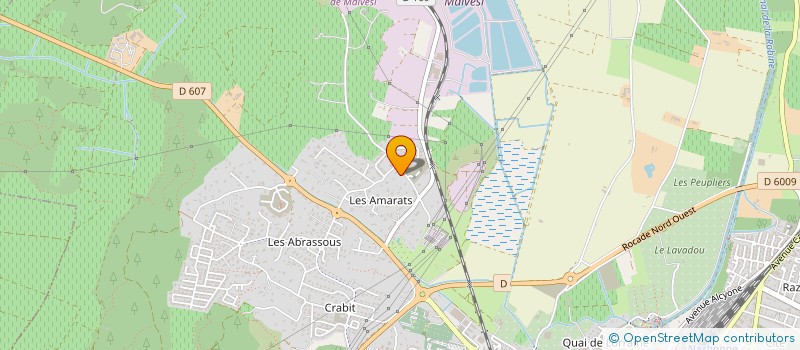 localisation de l'entreprise MADAME JEANINE NOE  NARBONNE