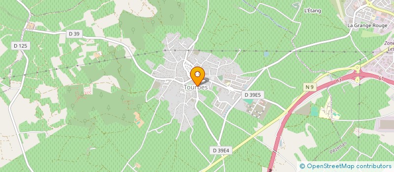 localisation de l'entreprise MADAME JEANINE OLIVE  TOURBES