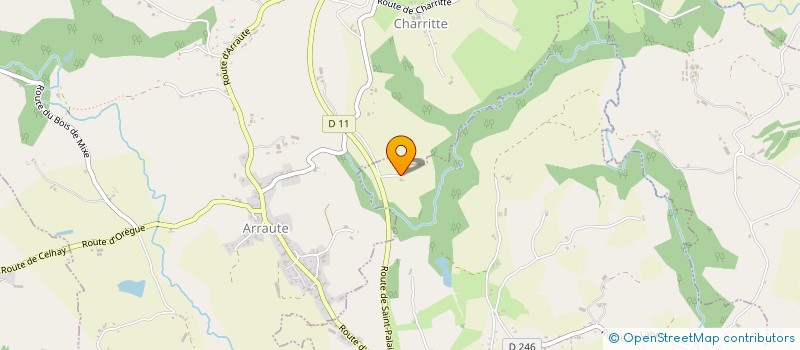 localisation de l'entreprise MADAME JEANINE OURTHIAGUE  BEYRIE-SUR-JOYEUSE