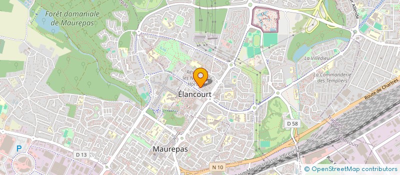 localisation de l'entreprise MADAME JEANINE OZIARD  ELANCOURT