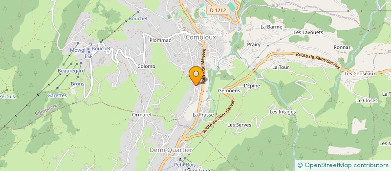 localisation de l'entreprise MADAME JEANINE PAGET  COMBLOUX