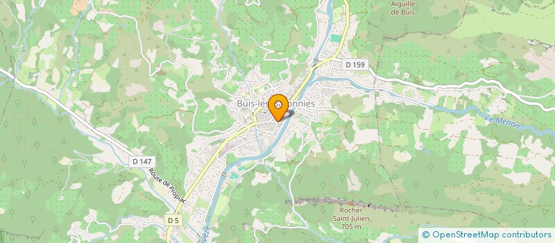 localisation de l'entreprise MADAME JEANINE PARIS à BUIS-LES-BARONNIES