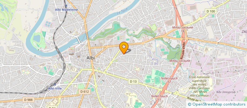 localisation de l'entreprise MADAME JEANINE PASSEPONT à ALBI