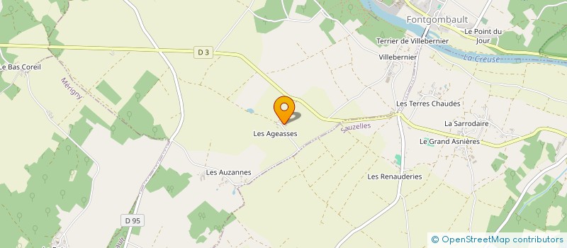localisation de l'entreprise MADAME JEANINE PENAGUIN à FONTGOMBAULT