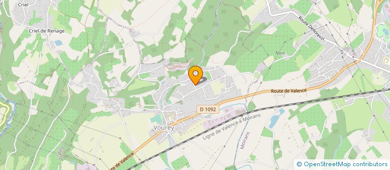 localisation de l'entreprise MADAME JEANINE PENON  VOUREY