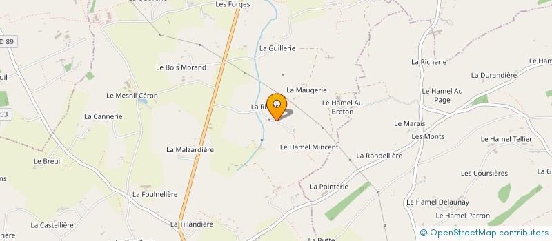 localisation de l'entreprise MADAME JEANINE PERDRIEL à MONTBRAY