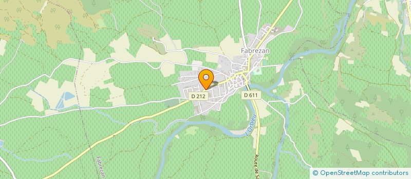 localisation de l'entreprise MADAME JEANINE PERILLOUS  FABREZAN