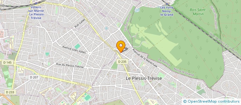 localisation de l'entreprise MADAME JEANINE PEZIER  LE PLESSIS-TREVISE