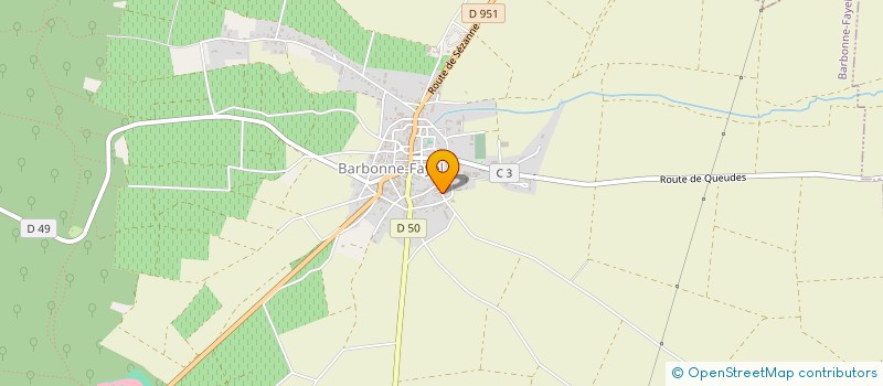 localisation de l'entreprise MADAME JEANINE PHILIPON  BARBONNE-FAYEL