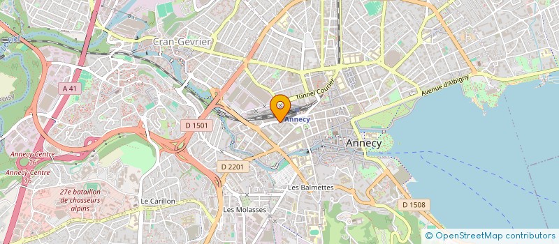 localisation de l'entreprise MADAME JEANINE PIERRE-LOUIS à ANNECY