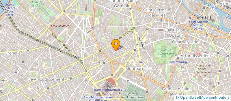 localisation de l'entreprise MADAME JEANINE POIVRET à PARIS