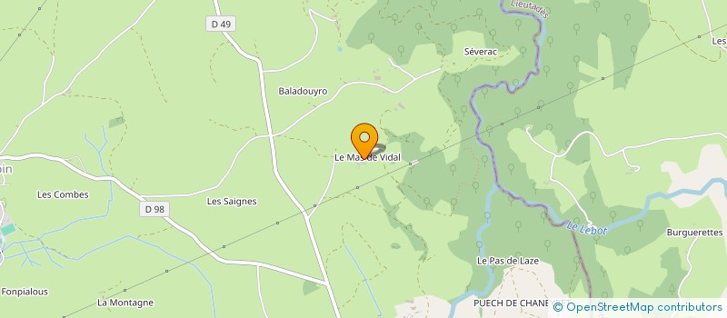 localisation de l'entreprise MADAME JEANINE PREGET  CANTOIN