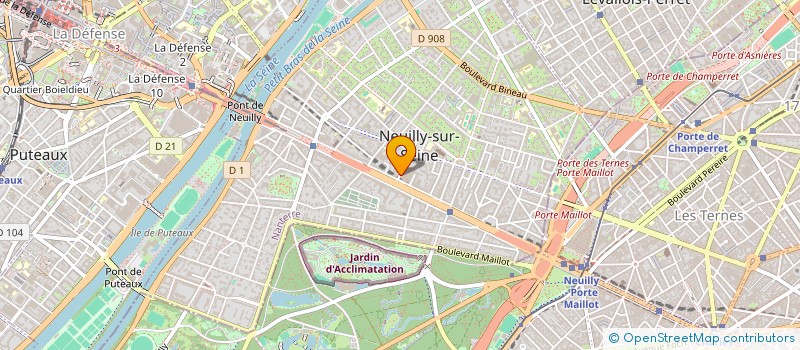 localisation de l'entreprise MADAME JEANINE PUECH à NEUILLY-SUR-SEINE
