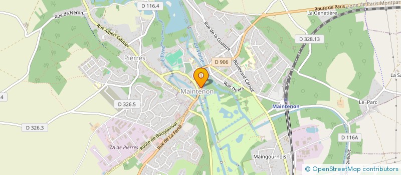 localisation de l'entreprise MADAME JEANINE PUIJALON à MAINTENON