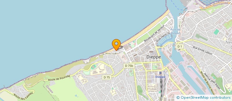 localisation de l'entreprise MADAME JEANINE RET  DIEPPE