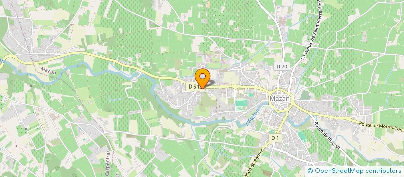 localisation de l'entreprise MADAME JEANINE REY  MAZAN