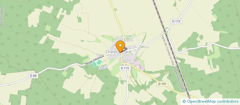 localisation de l'entreprise MADAME JEANINE RIMBOD  POILLY-SUR-SEREIN