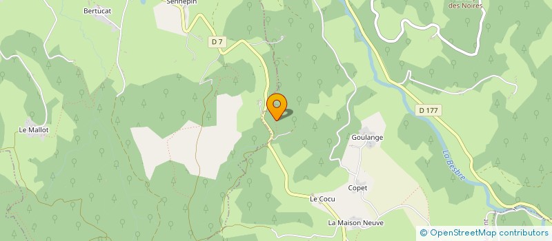 localisation de l'entreprise MADAME JEANINE RIMOUX à CHATEL-MONTAGNE