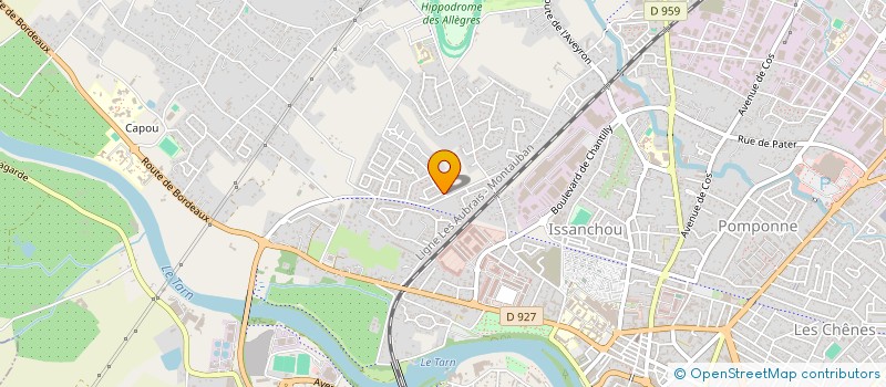 localisation de l'entreprise MADAME JEANINE ROBERT  MONTAUBAN