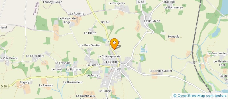 localisation de l'entreprise MADAME JEANINE ROSSE  DINGE