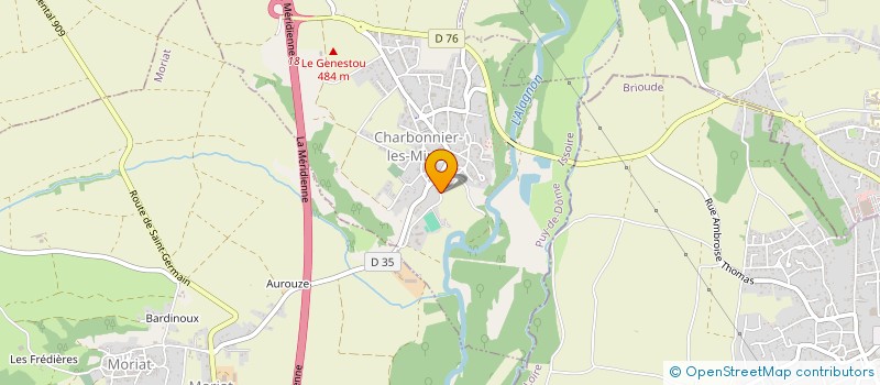 localisation de l'entreprise MADAME JEANINE SETTEMBRE  CHARBONNIER-LES-MINES