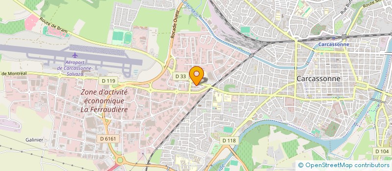 localisation de l'entreprise MADAME JEANINE SICARD à CARCASSONNE