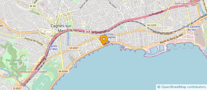 localisation de l'entreprise MADAME JEANINE SIOGLI à CAGNES-SUR-MER