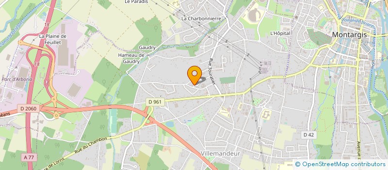 localisation de l'entreprise MADAME JEANINE SIRE à VILLEMANDEUR