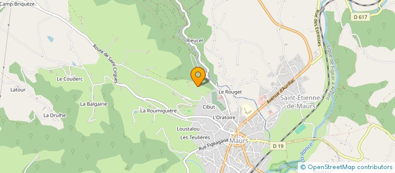 localisation de l'entreprise MADAME JEANINE TEYSSEDOU à MAURS