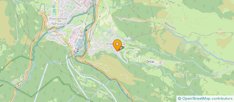 localisation de l'entreprise MADAME JEANINE THOMAS  VILLELONGUE