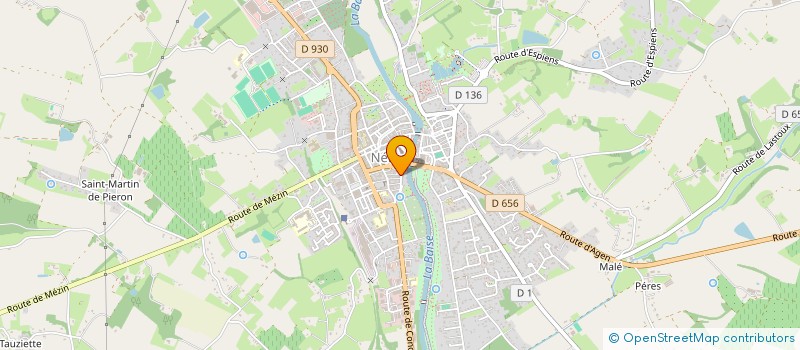 localisation de l'entreprise MADAME JEANINE TOURON  NERAC