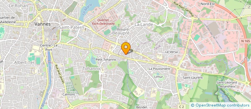 localisation de l'entreprise MADAME JEANINE TREGOUET à SENE