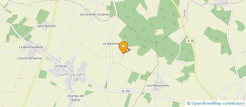 localisation de l'entreprise MADAME JEANINE VALETTE  SAINT-GAUDENT