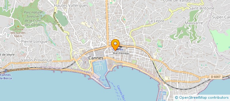 localisation de l'entreprise MADAME JEANINE VANLIAN  CANNES