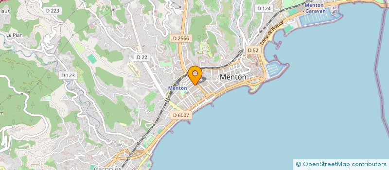 localisation de l'entreprise MADAME JEANINE VIALE à MENTON